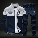 Men's Slim Tracksuit 2 Pieces Sets