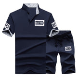 Men's Slim Tracksuit 2 Pieces Sets