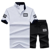 Men's Slim Tracksuit 2 Pieces Sets